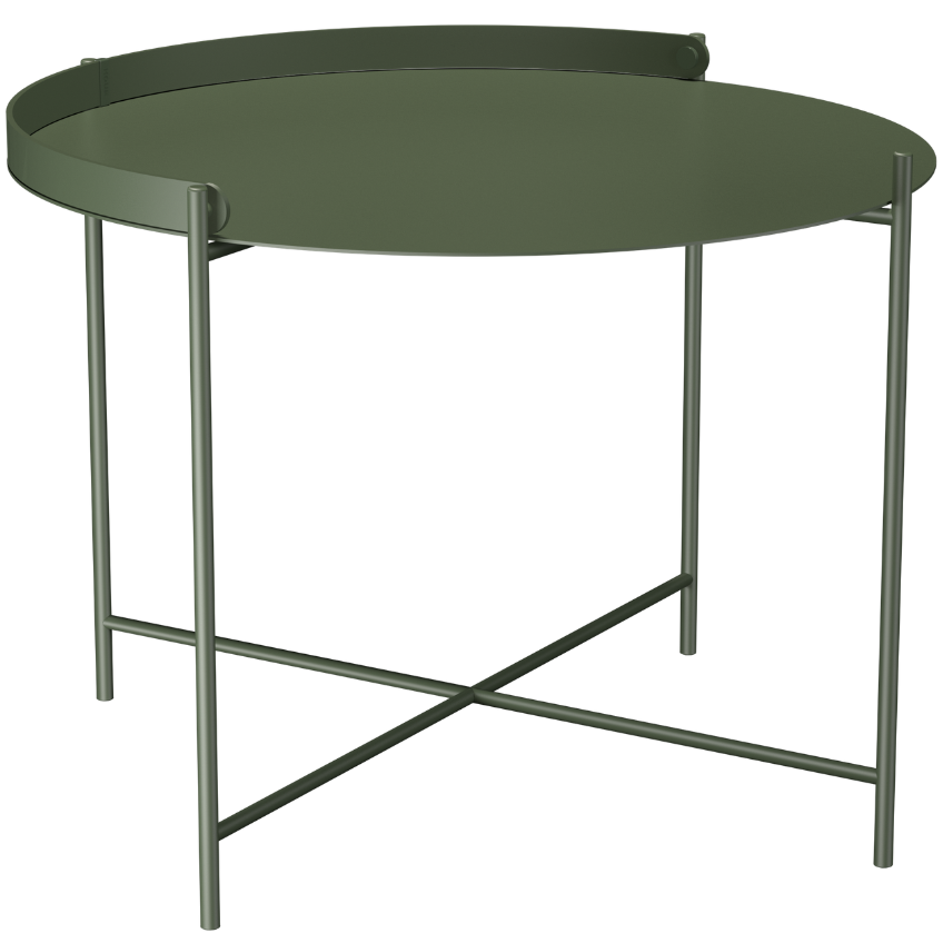 Zelený kovový zahradní konferenční stolek HOUE Edge 62 cm Houe