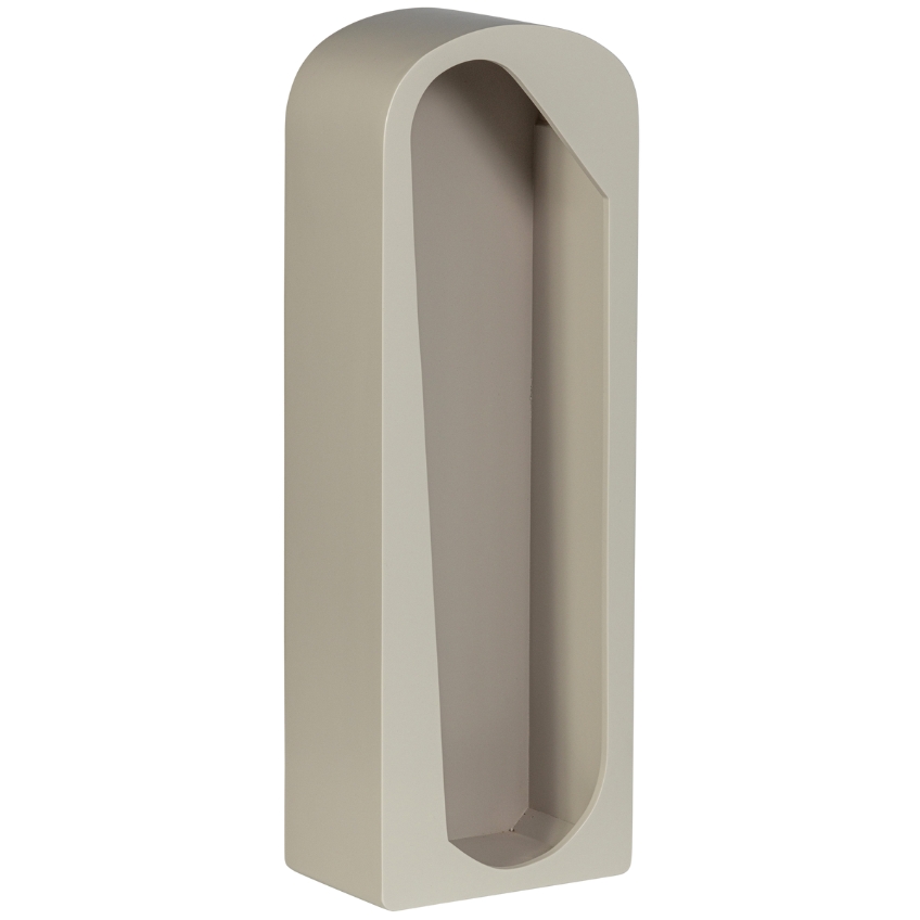 Hoorns Béžová dřevěná nástěnná police Naumo 70 x 24 cm Hoorns