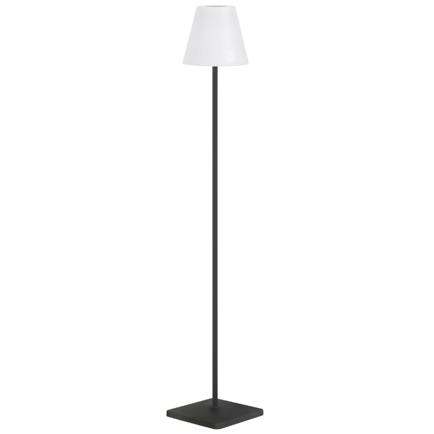 Bílá plastová zahradní stojací LED lampa Kave Home Amaray II. 150 cm Kave Home