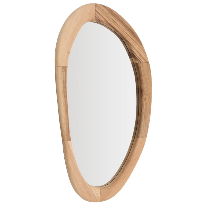 Dřevěné závěsné zrcadlo Kave Home Selem 107 x 60 cm Kave Home