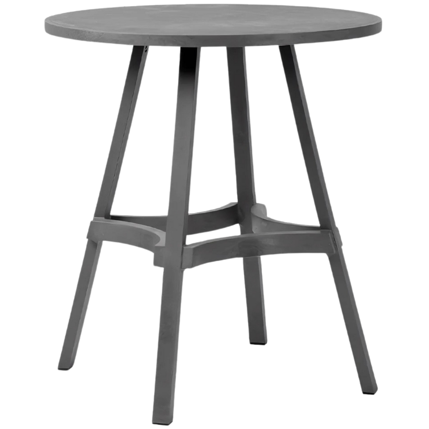 Nardi Šedý plastový zahradní barový stůl Combo 70 cm Nardi