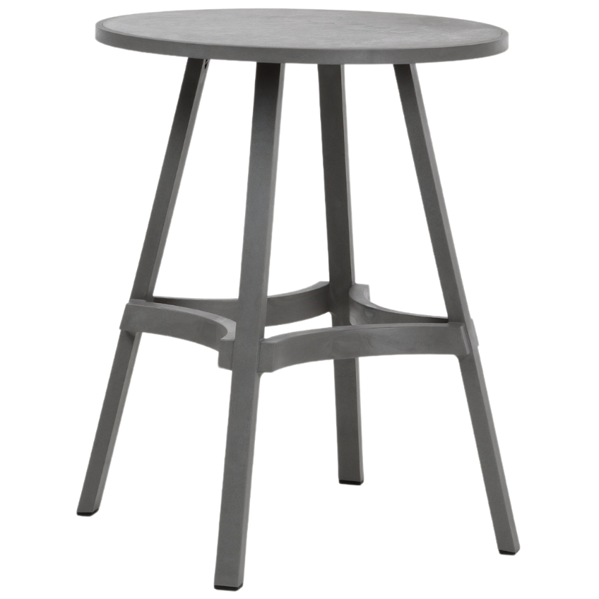 Nardi Šedý plastový zahradní barový stůl Combo 60 cm Nardi