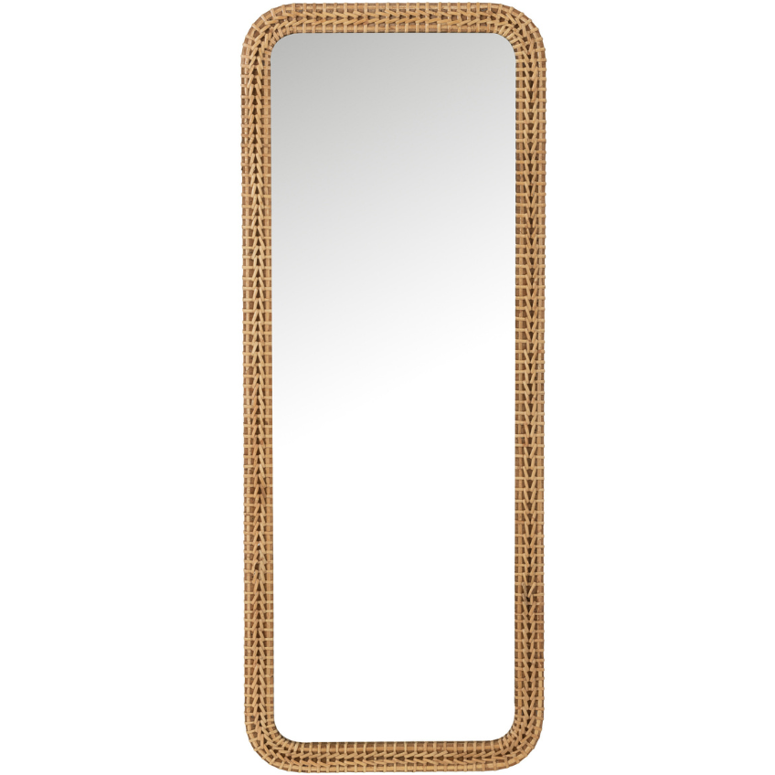 Dřevěné závěsné zrcadlo J-line Firro 122