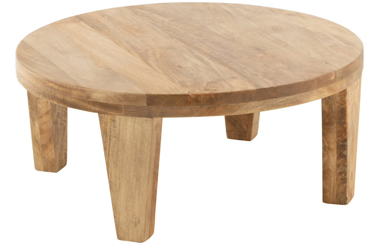 Dřevěný konferenční stolek J-line Buara 80 cm J-line