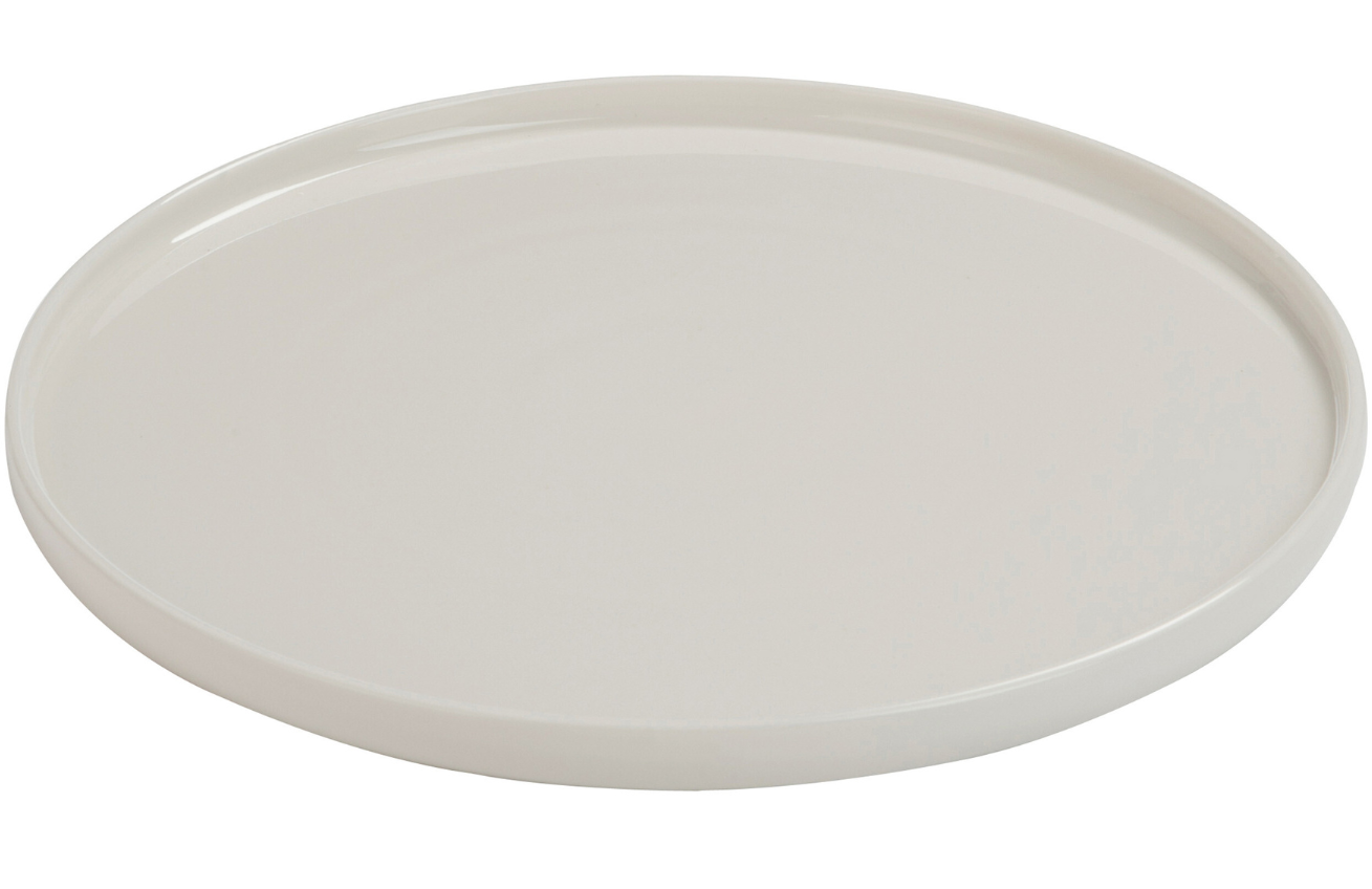 Bílý porcelánový talíř J-line Egey 28 cm J-line