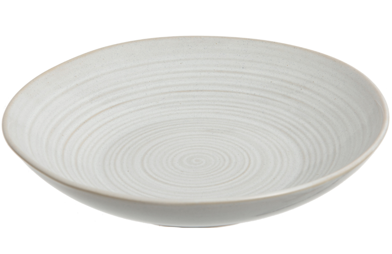 Bílý keramický talíř J-line Neil 25 cm J-line