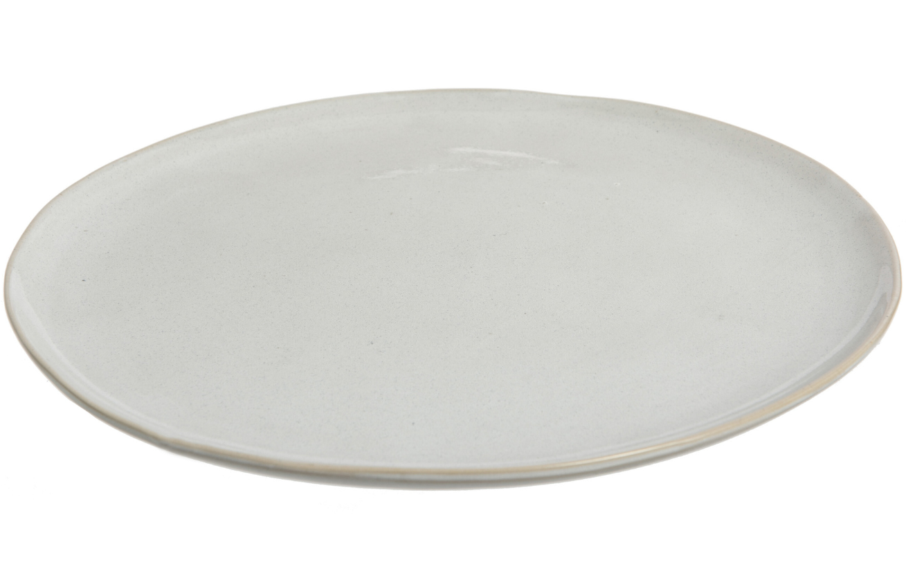 Bílý keramický talíř J-line Neil 34 cm J-line