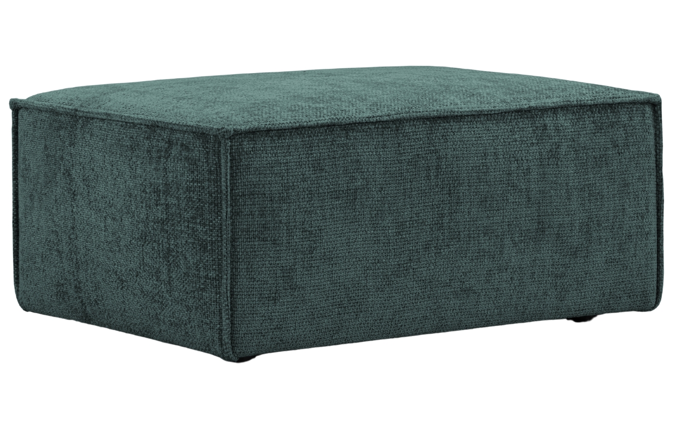 Petrolejová čalouněná podnožka Windsor & Co Eris 84 x 63 cm Windsor & Co