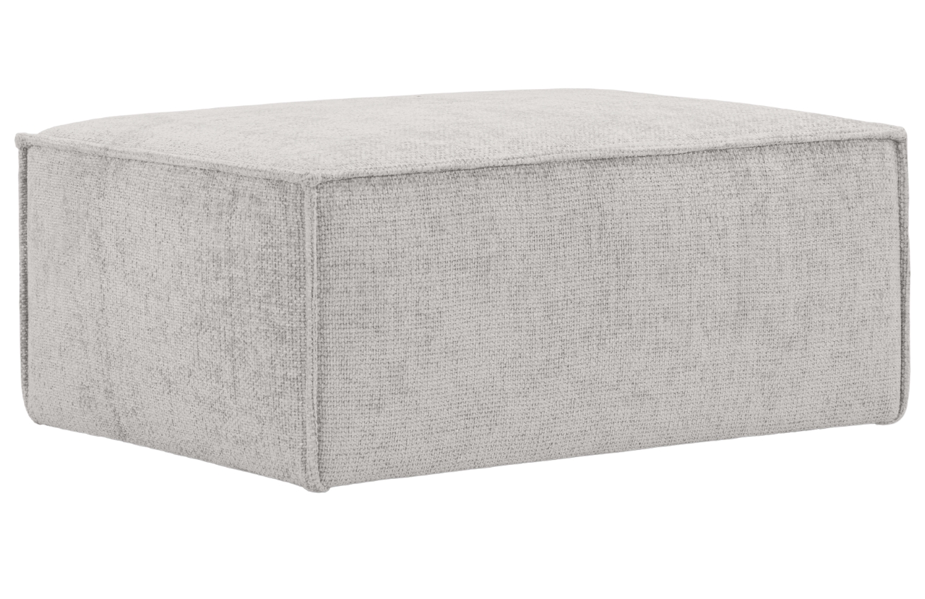 Světle šedá čalouněná podnožka Windsor & Co Eris 84 x 63 cm Windsor & Co
