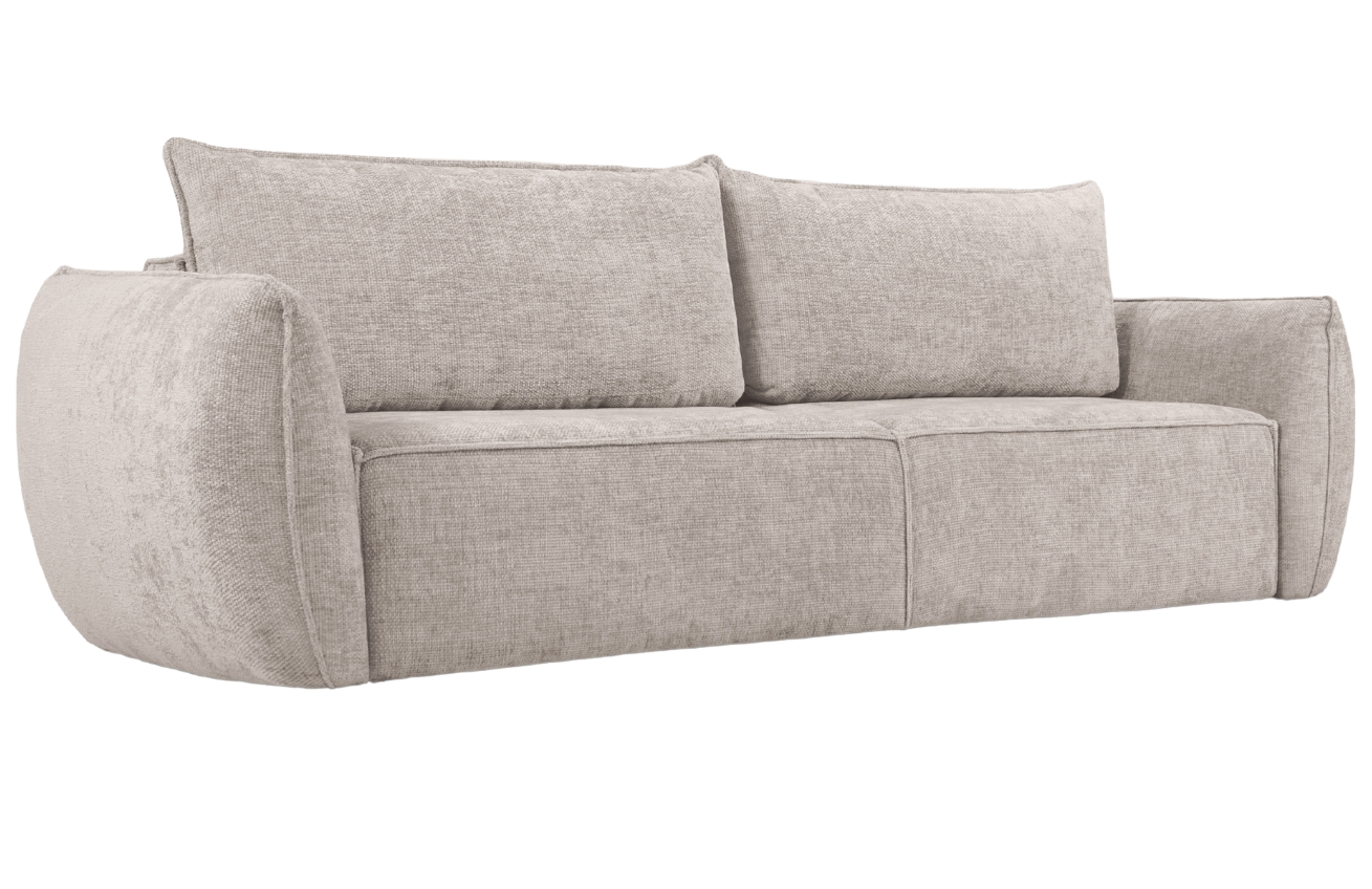 Béžová čalouněná třímístná rozkládací pohovka Windsor & Co Eris 244 cm Windsor & Co