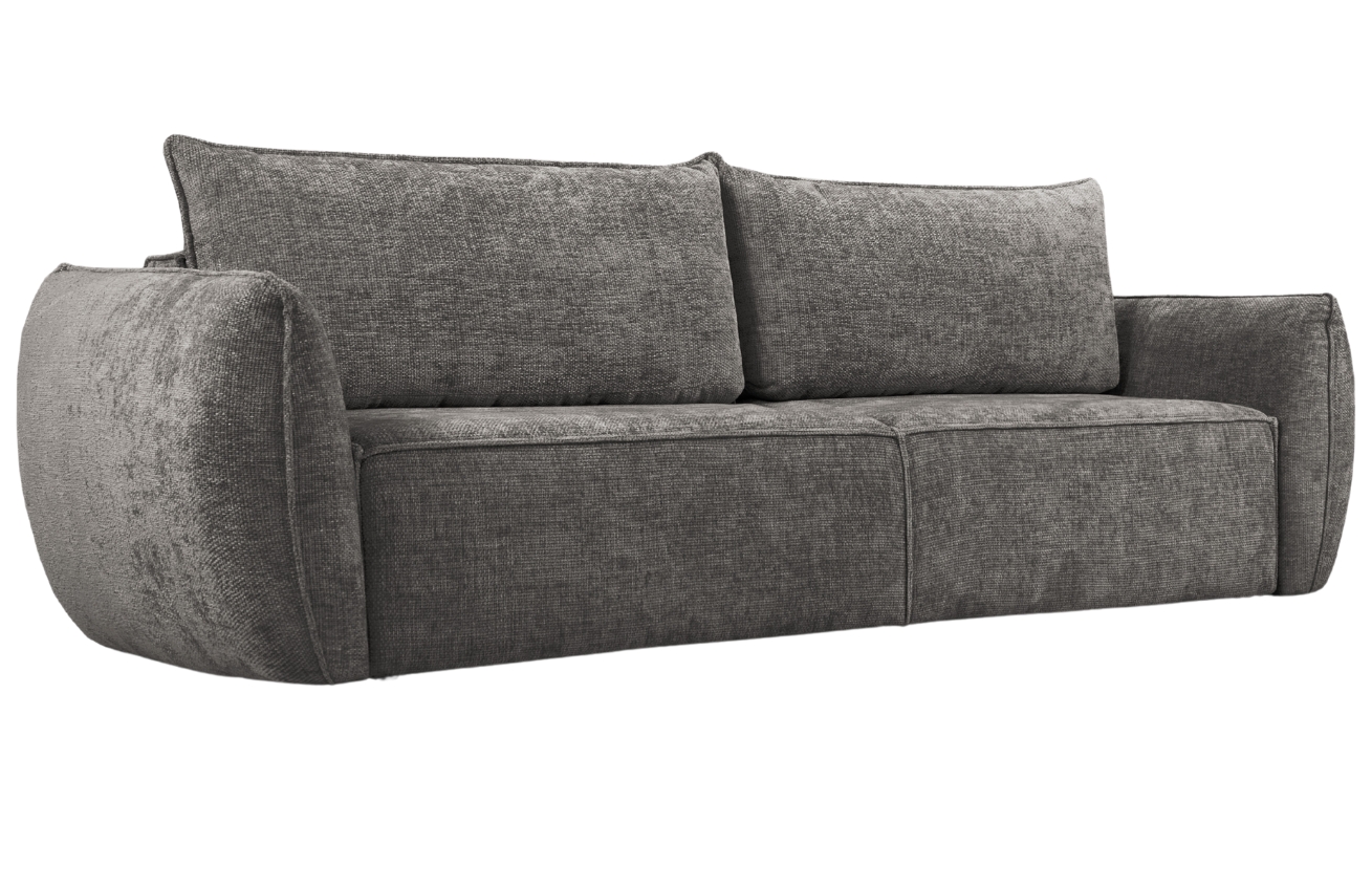 Šedá čalouněná třímístná rozkládací pohovka Windsor & Co Eris 244 cm Windsor & Co