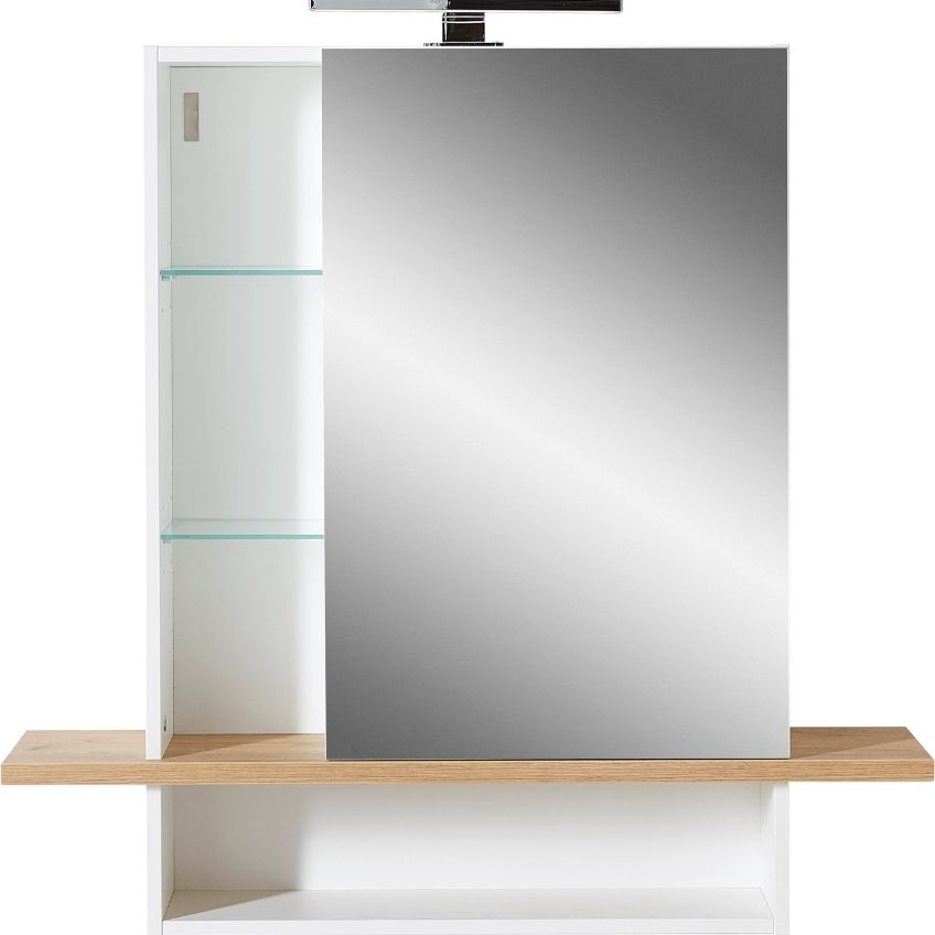 Bílá zrcadlová skříňka GEMA Numenor 91 x 90 cm GEMA