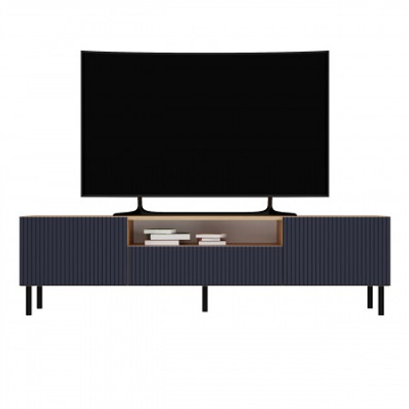 Televizní stolek RTV Kama 160/slim - dub artisan/černá