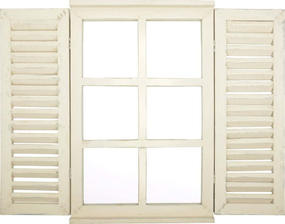 Zrcadlo s dřevěným rámem 39x59 cm Window – Esschert Design Esschert Design