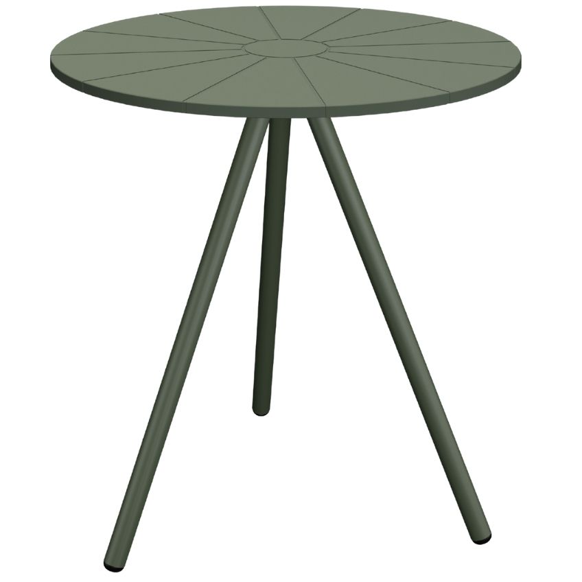 Zelený plastový zahradní bistro stůl HOUE Nami 65 cm Houe