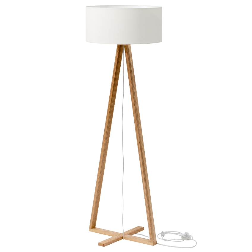 Bílá stojací lampa RAGABA TALES 130 cm Ragaba