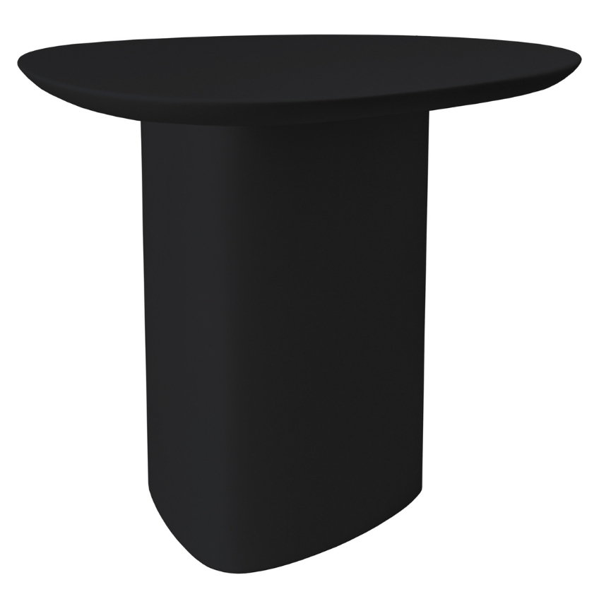Černý lakovaný odkládací stolek RAGABA CELLS 50 x 50 cm Ragaba