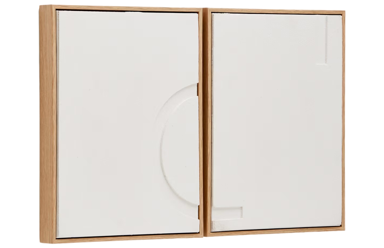 Set dvou abstraktních obrazů Kave Home Sefri 40 x 30 cm Kave Home