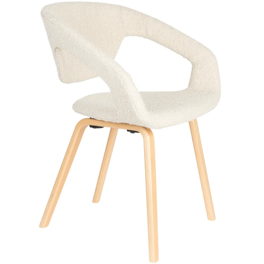 Zuiver bouclé křeslo FLEXBACK