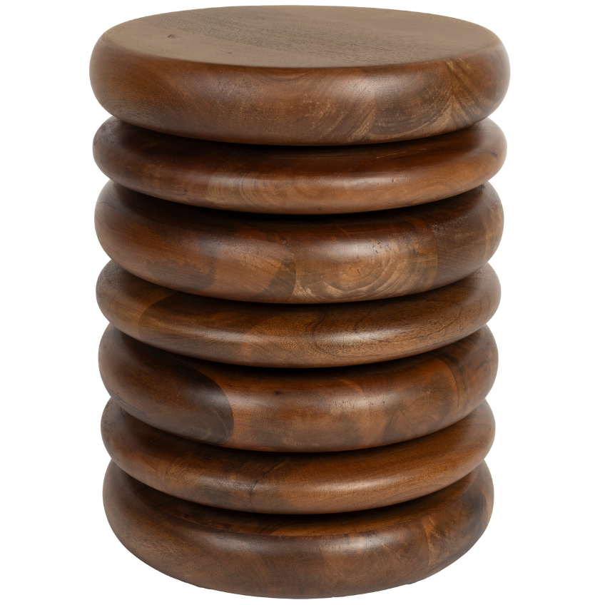 Dřevěný odkládací stolek ZUIVER DISC 35 cm Zuiver