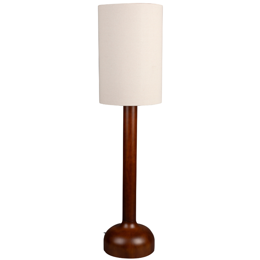 Béžová dřevěná stojací lampa DUTCHBONE JONES 140 cm Dutchbone