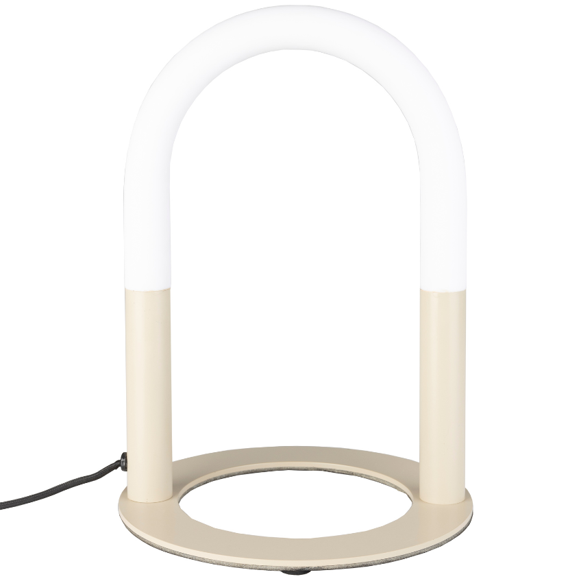 Béžová kovová stolní lampa ZUIVER ARCH Zuiver