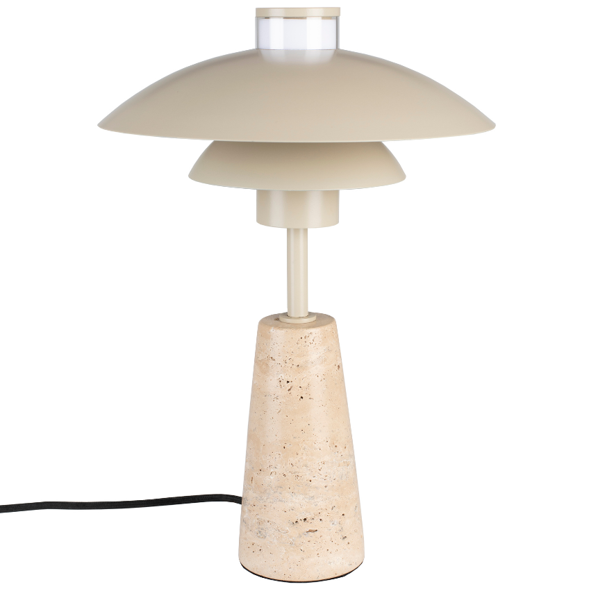 Béžová kamenná stolní lampa ZUIVER COLE Zuiver