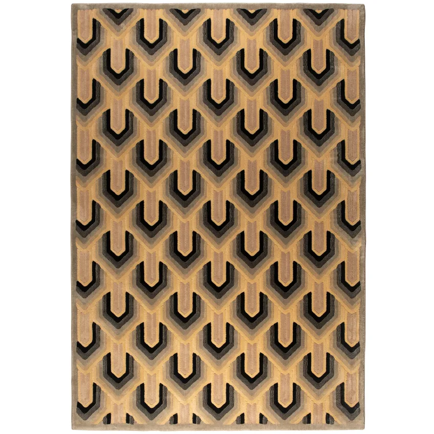Dutchbone Žlutý koberec LOCKHART 160 x 230 cm