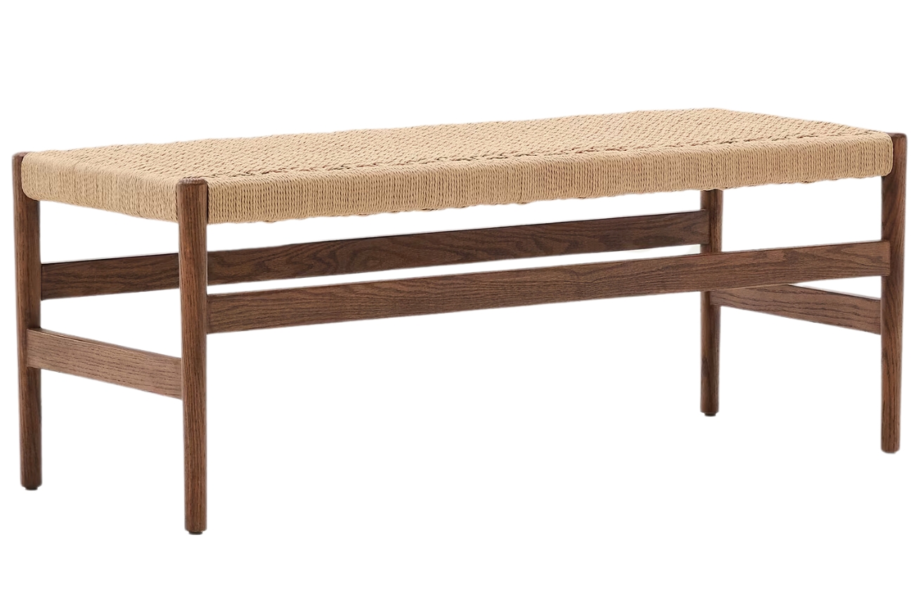 Hnědá dubová lavice Kave Home Zaide 120 cm Kave Home