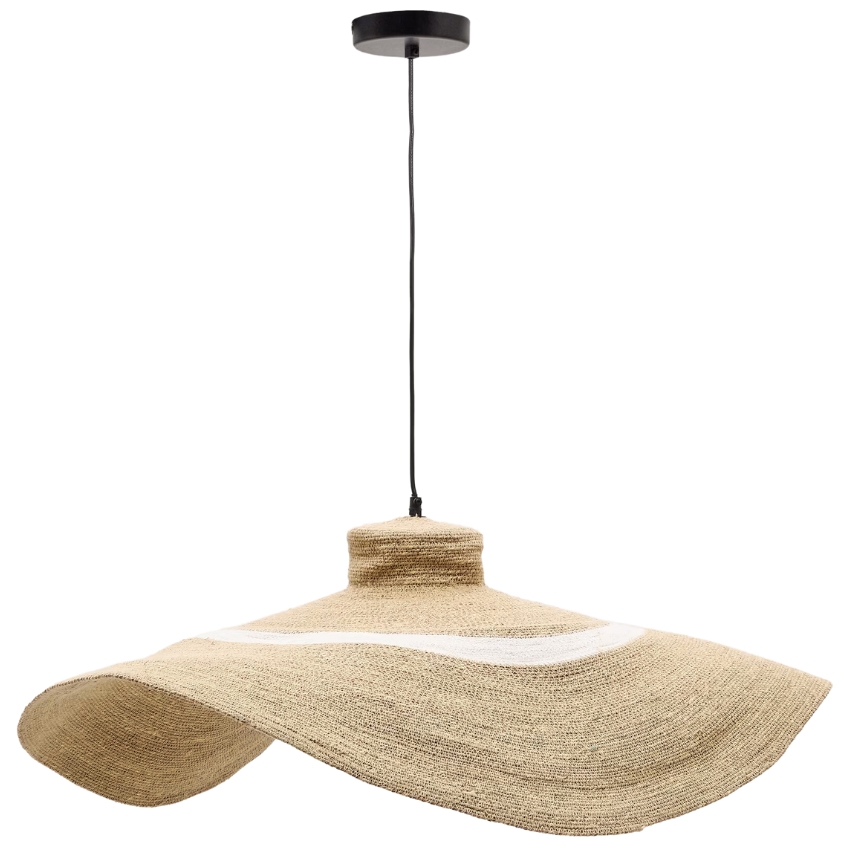 Závěsné světlo z přírodních vláken Kave Home Albenya 90 cm Kave Home