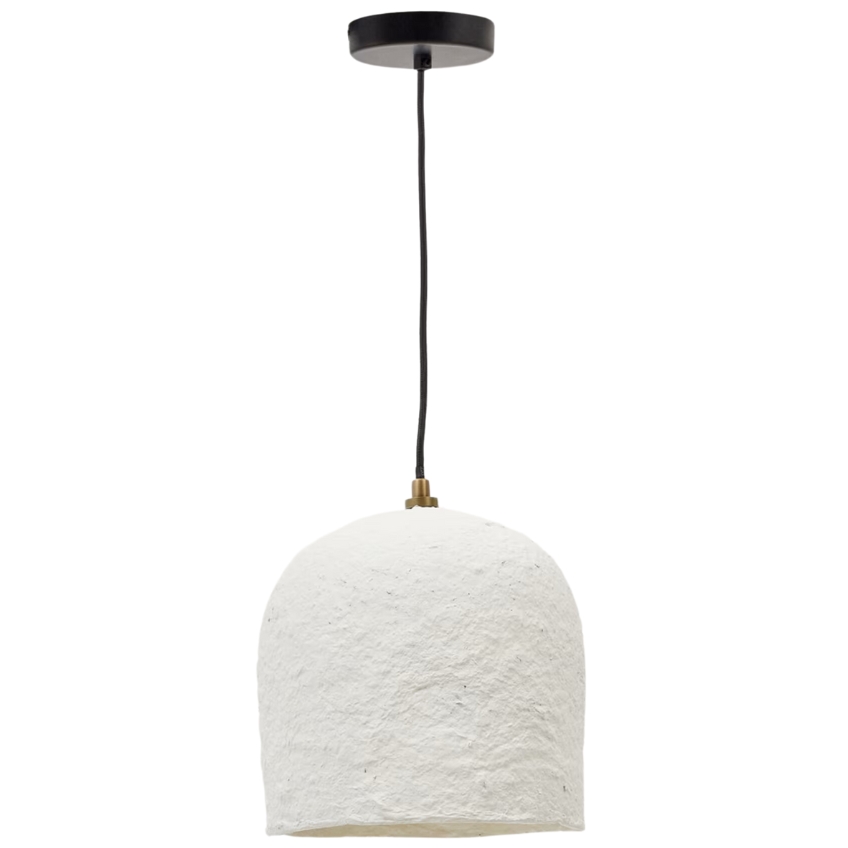 Bílé závěsné světlo Kave Home Calvia 25 cm Kave Home