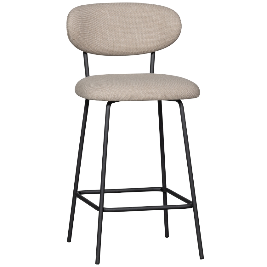 Hoorns Béžová čalouněná barová židle Kiel 66 cm Hoorns