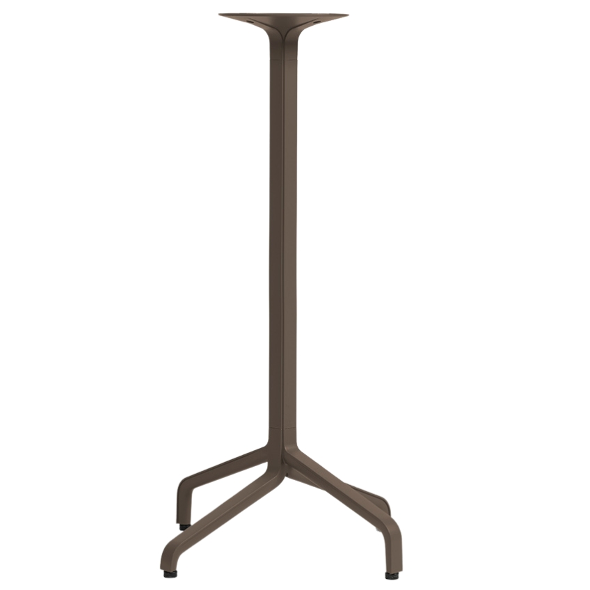Nardi Hnědá hliníková stolová podnož Frasca 107 cm Nardi