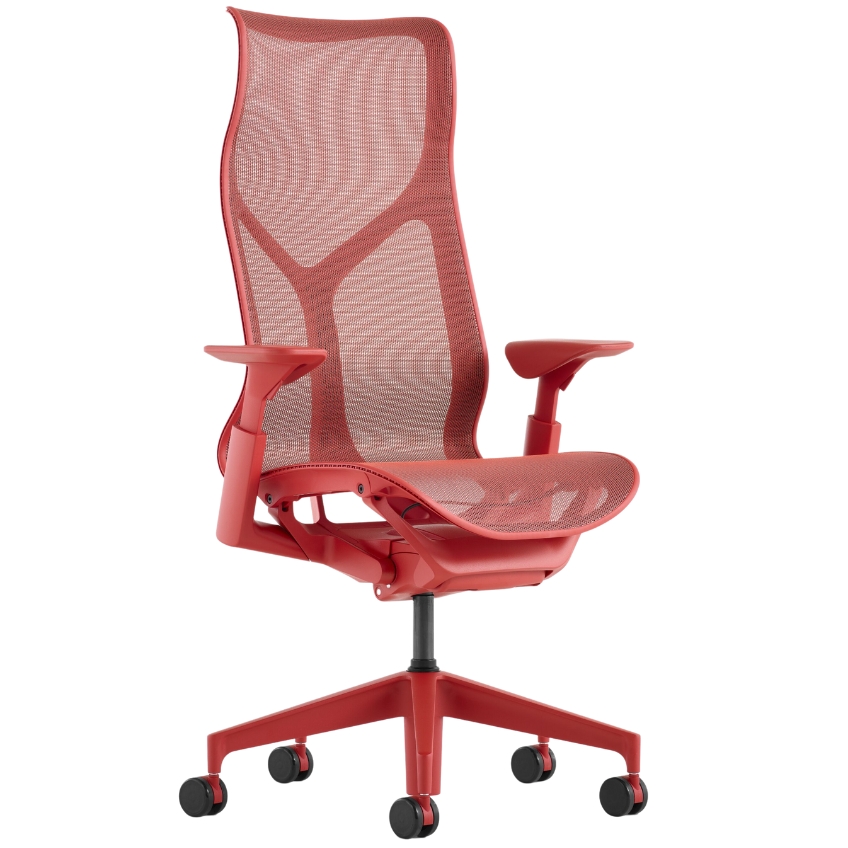 Červená kancelářská židle Herman Miller Cosm H Herman Miller