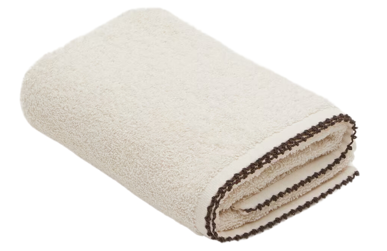 Béžový bavlněný ručník Kave Home Sinami 30 x 50 cm Kave Home