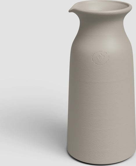 Béžová keramická ručně vyrobená váza (výška 30 cm) Bia – Artevasi Artevasi