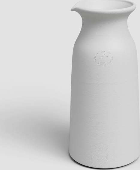 Bílá keramická ručně vyrobená váza (výška 30 cm) Bia – Artevasi Artevasi