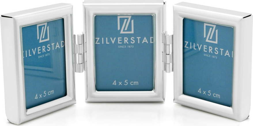 Kovový stojací rámeček ve stříbrné barvě 13x5 cm Mini – Zilverstad Zilverstad