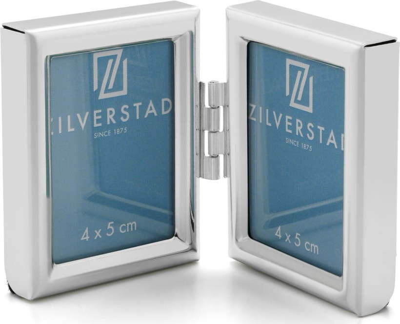 Kovový stojací rámeček ve stříbrné barvě 9x5 cm Mini – Zilverstad Zilverstad