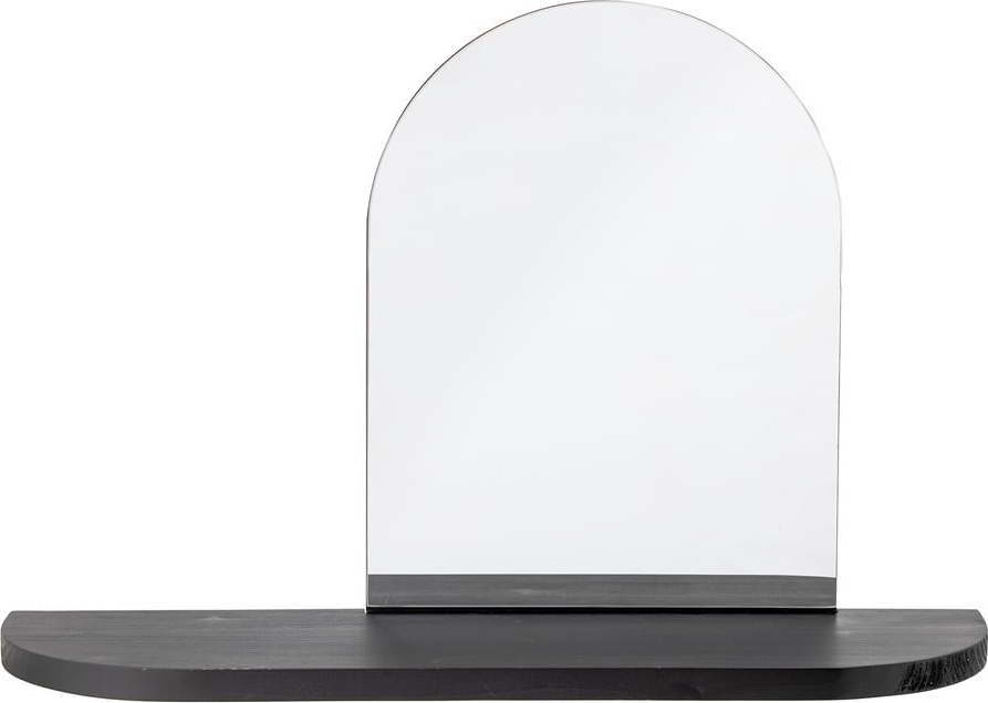 Nástěnné zrcadlo s poličkou s dřevěným rámem 72x48 cm Annlie – Bloomingville Bloomingville