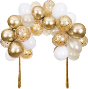 Párty doplňky v sadě 40 ks Gold Balloon Arch – Meri Meri Meri Meri