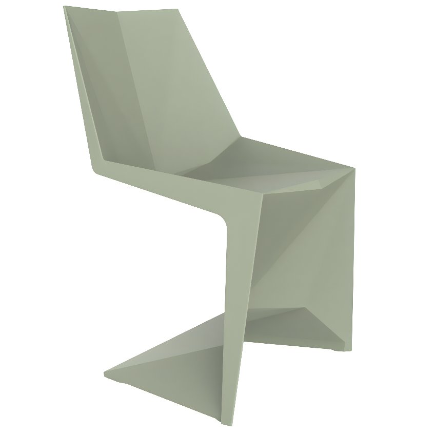 VONDOM Zelená plastová dětská jídelní židle VOXEL MINI VONDOM