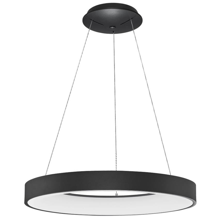 Černé závěsné LED světlo Nova Luce Rando Thin 60 cm Nova Luce