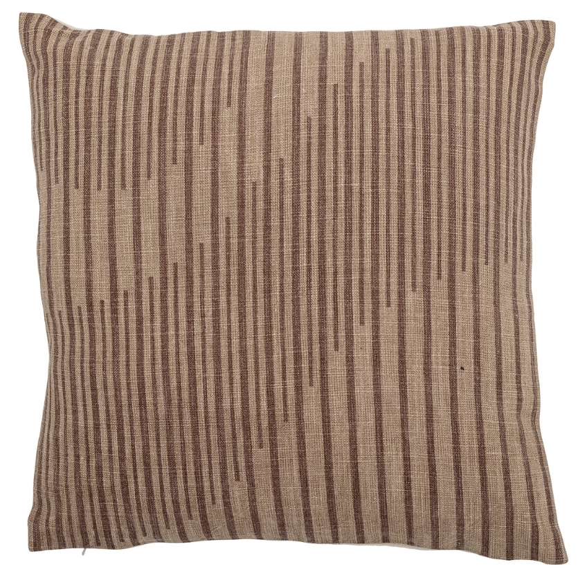 Hnědý bavlněný polštář Bloomingville Witham 45 x 45 cm Bloomingville