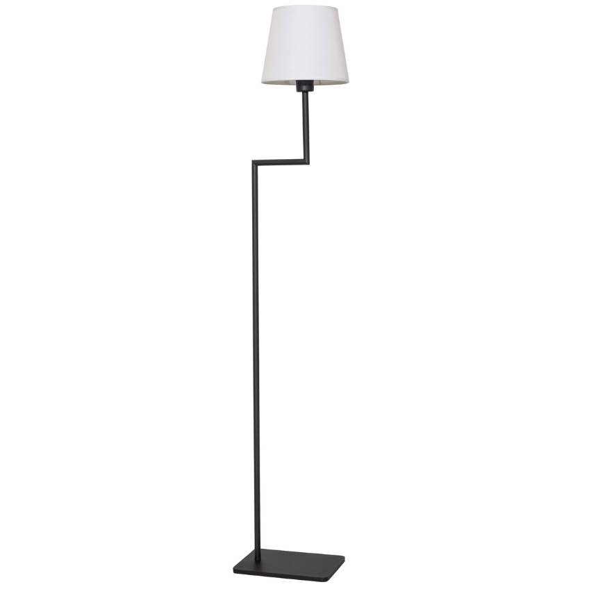 Černobílá kovová stojací lampa Nova Luce Savona 150 cm Nova Luce