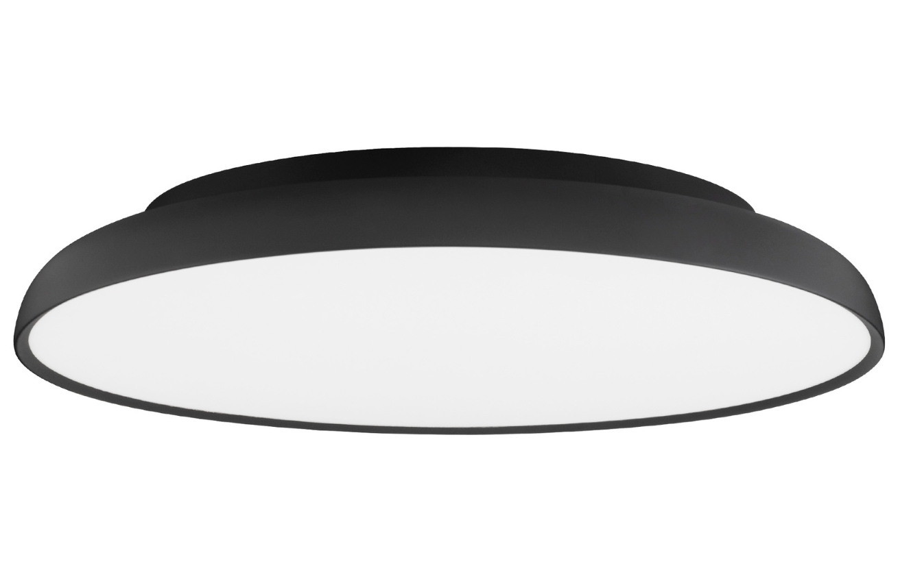Černé kovové stropní LED světlo Nova Luce Linus 60 cm Nova Luce