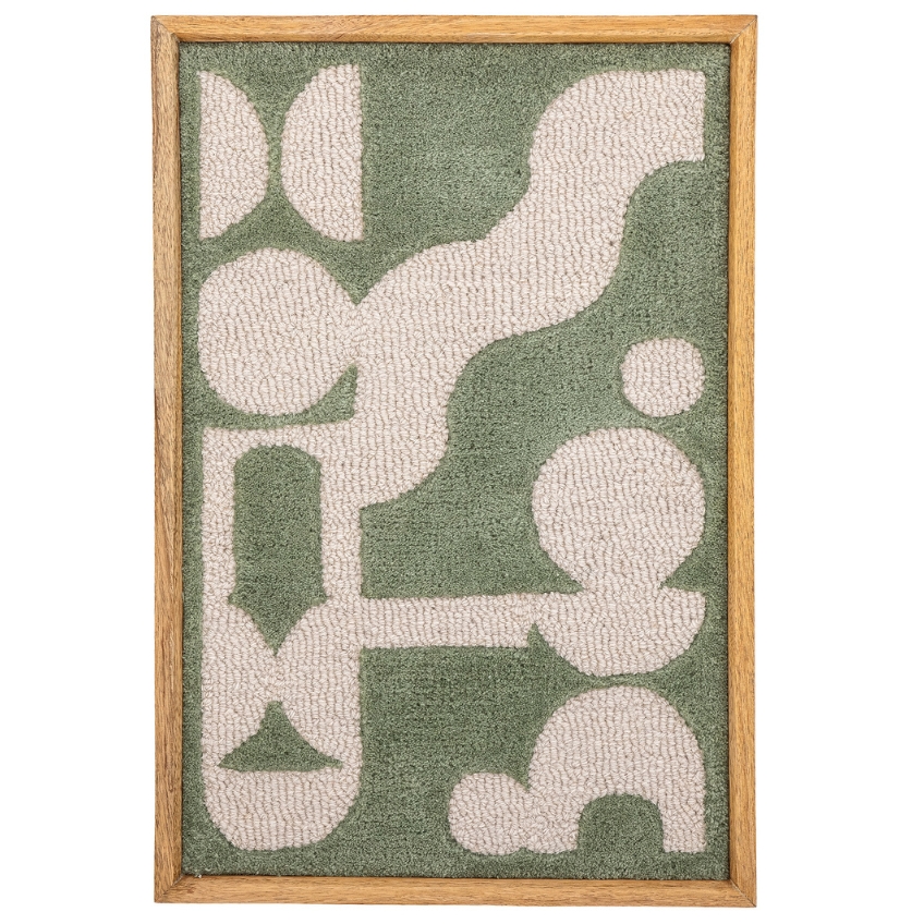 Zeleno-béžový obraz Bloomingville Longton 65 x 45 cm Bloomingville