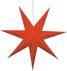 Červen&aacute; v&aacute;nočn&iacute; z&aacute;věsn&aacute; světeln&aacute; dekorace Marksl&ouml;jd Saturnus