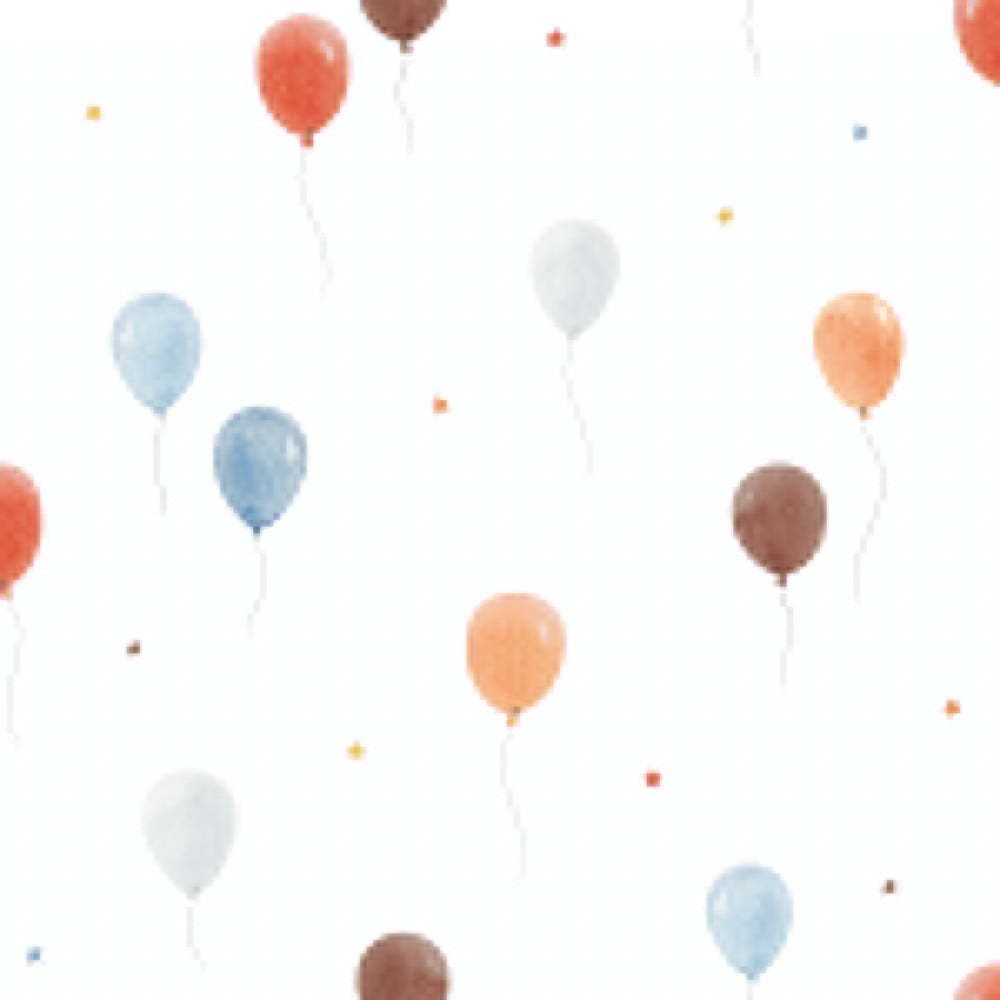 Dětská tapeta 10 m x 50 cm Flying Ballons – Lilipinso Lilipinso