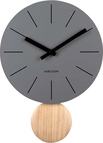 Kyvadlové nástěnné hodiny ø 30 cm Arlo – Karlsson Karlsson